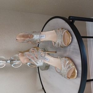 Jimmy Choo size 38 gold